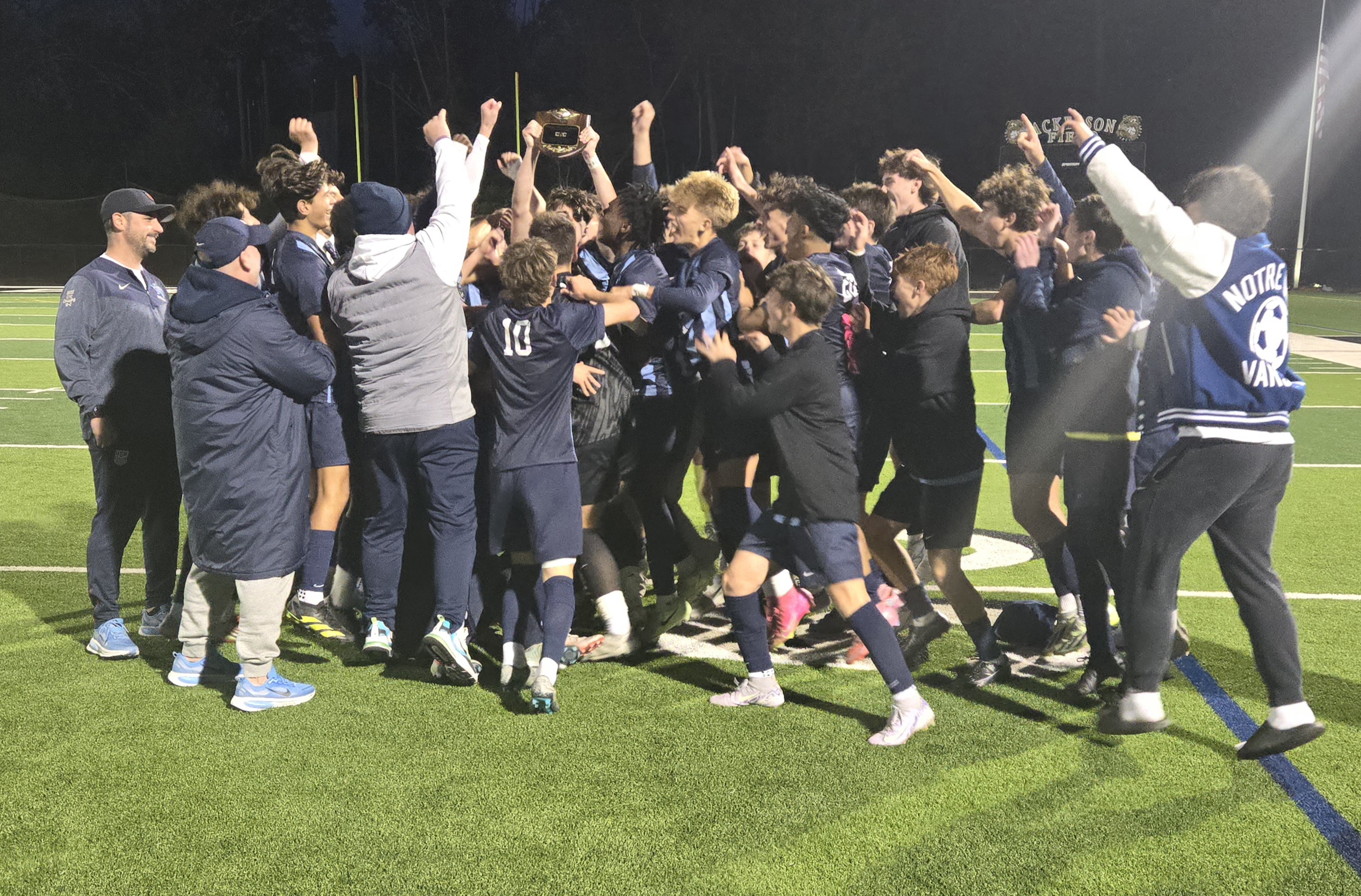 Notre Dame boys soccer team works overtime to win CVC Tournament title